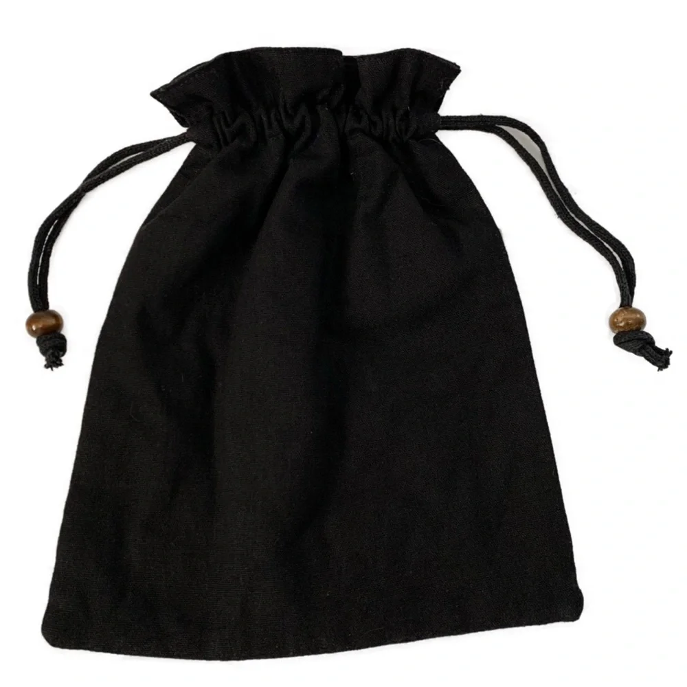 Embroidered Cinch Drawstring Bag